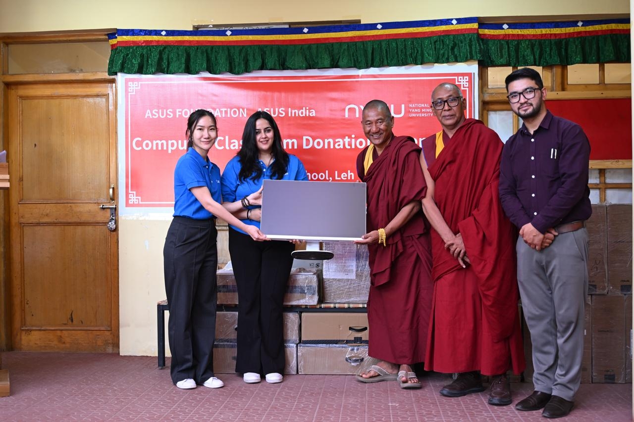 ASUS Foundation donates AiOs to Jamyang School Leh to strengthen digital education